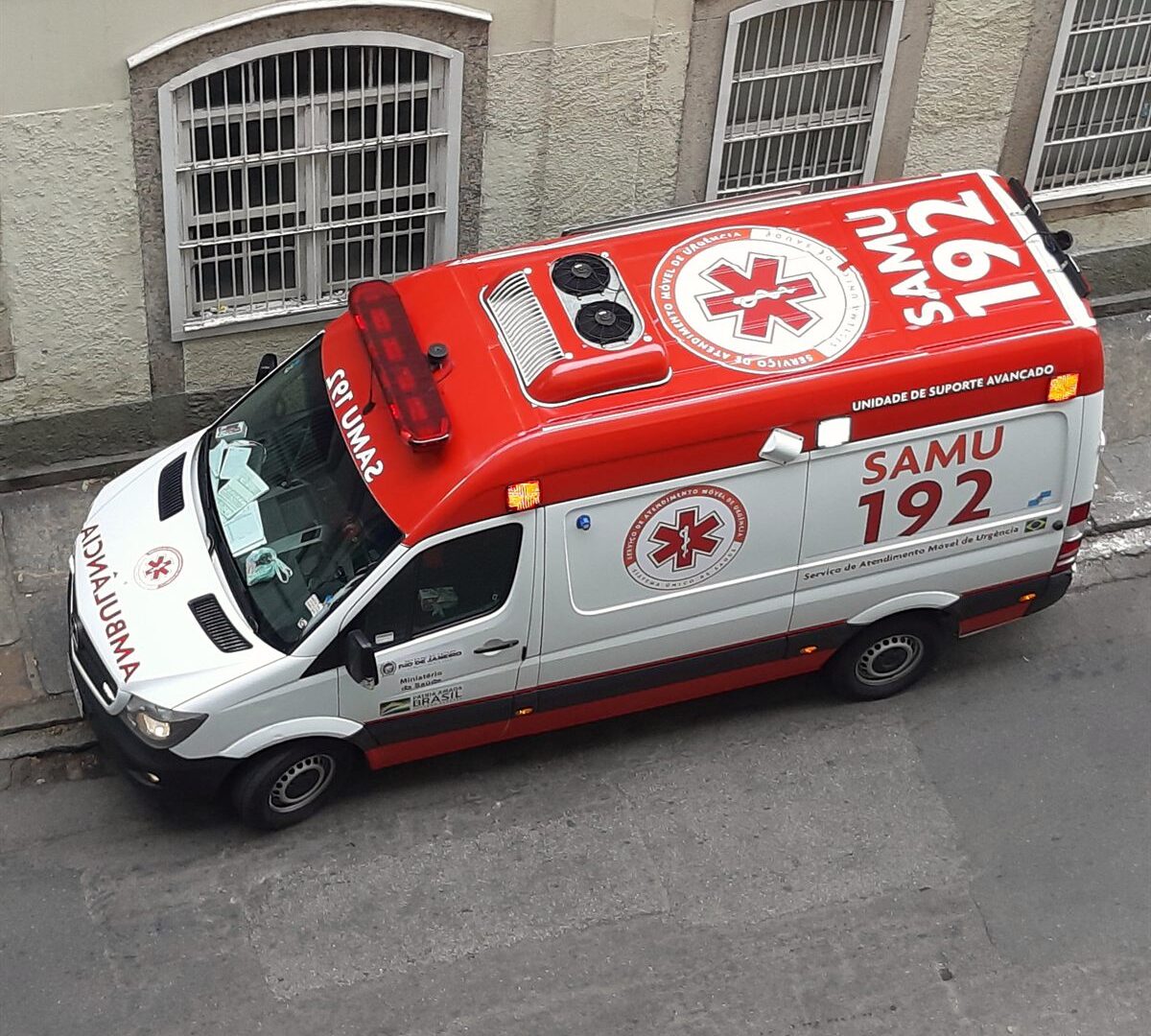 Ambulância do SAMU 192, Serviço de Atendimento Móvel de Urgência